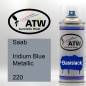 Preview: Saab, Iridium Blue Metallic, 220: 400ml Sprühdose, von ATW Autoteile West.